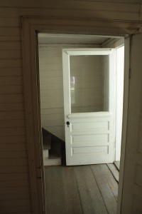 The front door at Woody Place